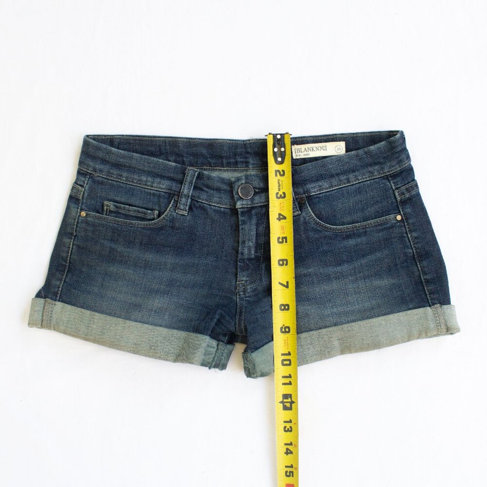 Blank NYC Roll Over Cuffed Jean Shorts - Picture 4 of 5